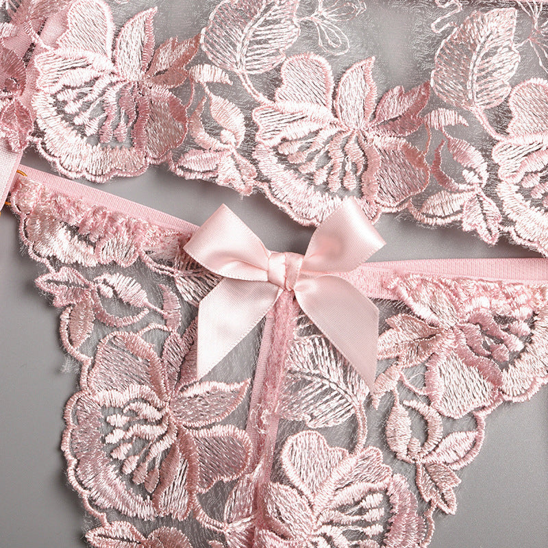 Sensual Lingerie Floral Embroidered