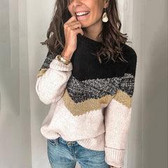Autumn and winter knit sweater