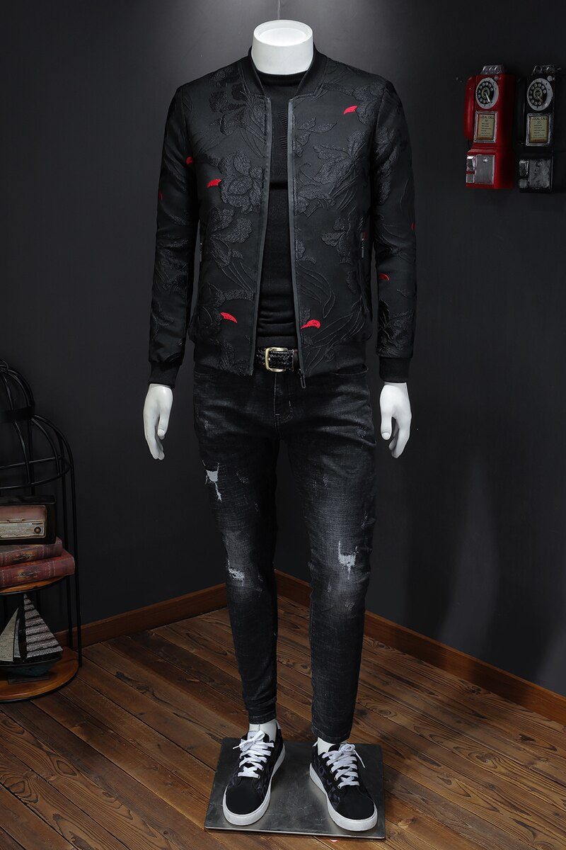 New Floral Men Jacket