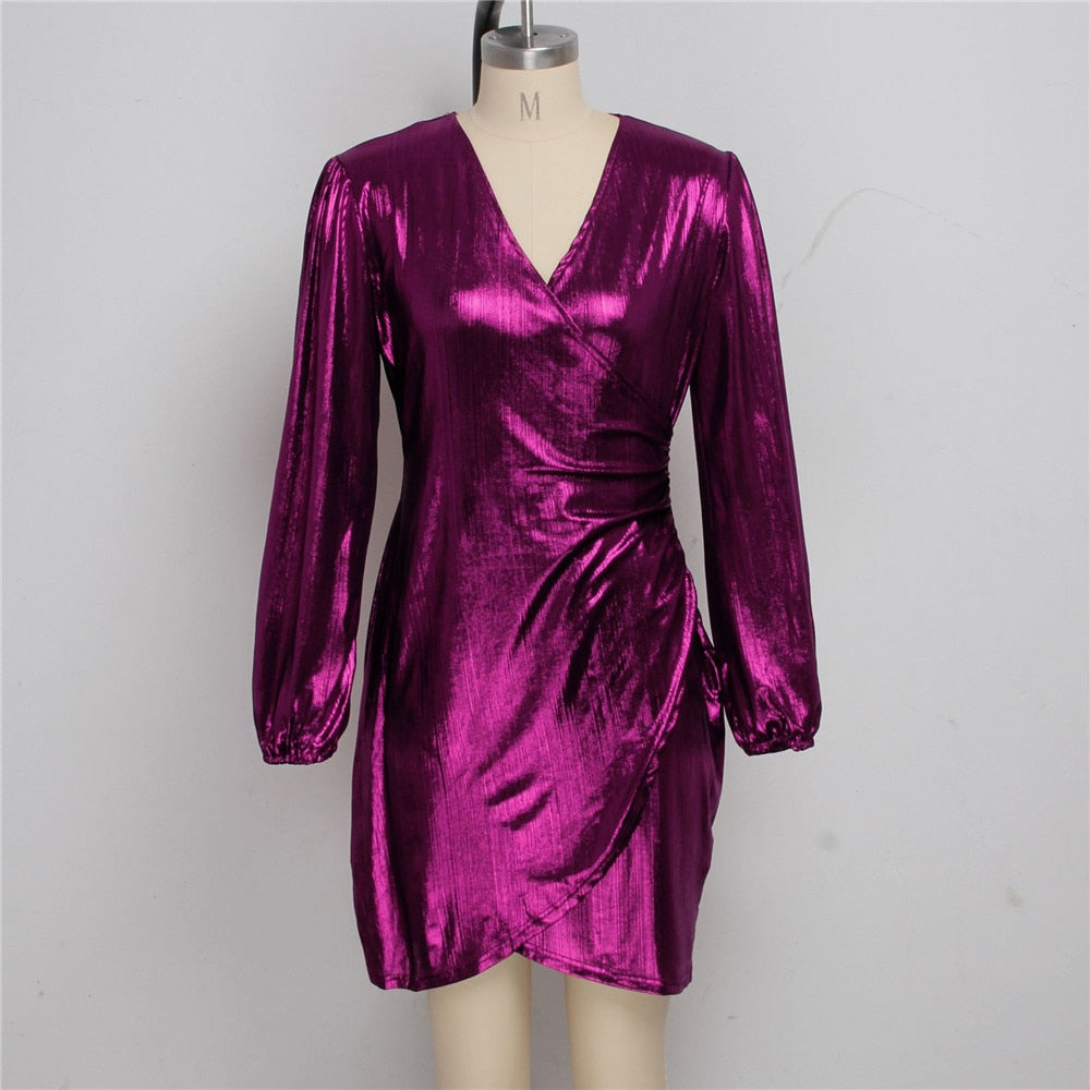 Glitter Metallic Dress