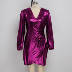 Glitter Metallic Dress