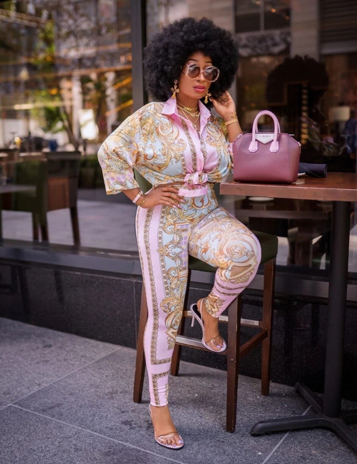 Print Pattern Ladies 2-Piece Set