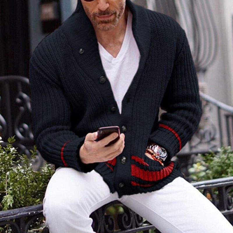 Solid Winter Fashion Sweater Coat