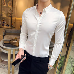 Casual Slim Fit Dress Shirt