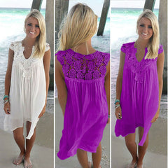 Knee-length beach dress