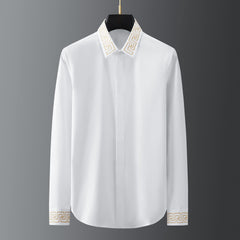 High-Quality Gilding Embroidery Shirts