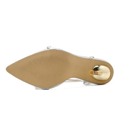 Bling Crystal Metal Heels Shoes