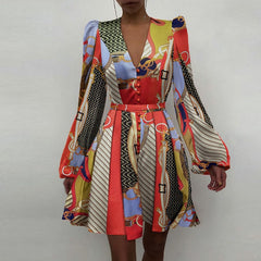 Print Party Dress