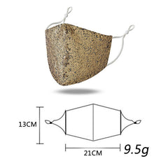 Fashion Shining Elastic Mask