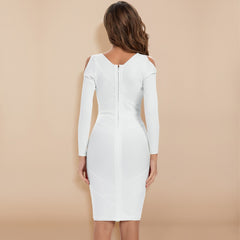 LongSleeves Bandage Dress