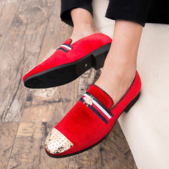 Velvet luxury men Shoes