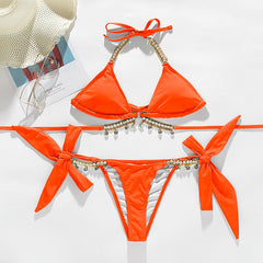 (XL) Shiny diamond bikini