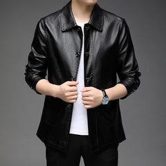 Top Grade Faux Pu Leather Jacket