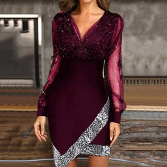 Embroidery Mesh Dress