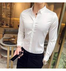 Casual Slim Fit Dress Shirt