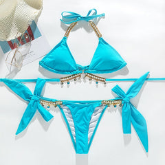 (XL) Shiny diamond bikini