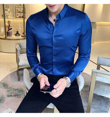 Casual Slim Fit Dress Shirt