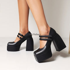 Vegan Leather Punk Shoes