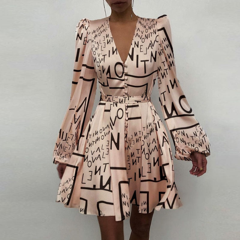 Print Party Dress