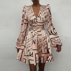 Print Party Dress