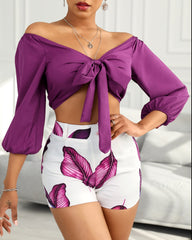 Spring/Summer Crop Top Set