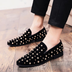 Velvet luxury men Shoes