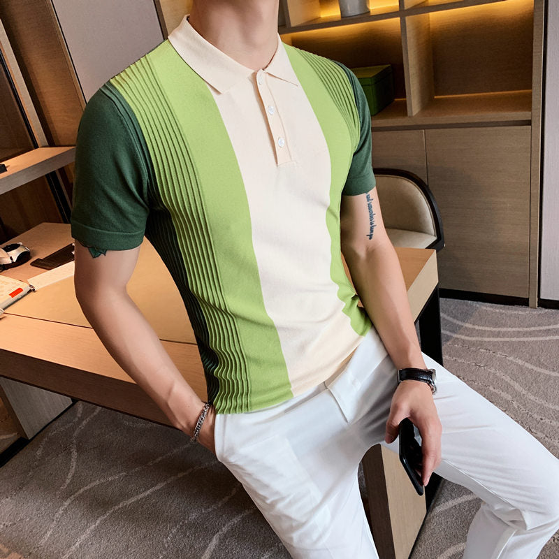 Gradual Color Polo Shirt