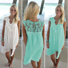 Knee-length beach dress