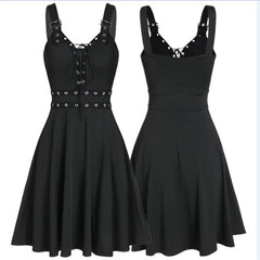 Gothic Strap Sling Dress