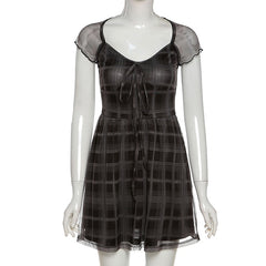 Miss me  Satin Mini Dress