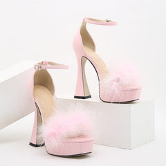 Faux fur Fashion Shoes
