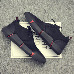 Leather Casual Black Shoes