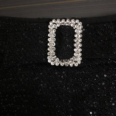 Fashion rhinestones short