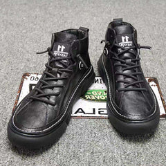 Warm Men Leather Boots