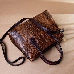 Croco pattern Crossbody Bag