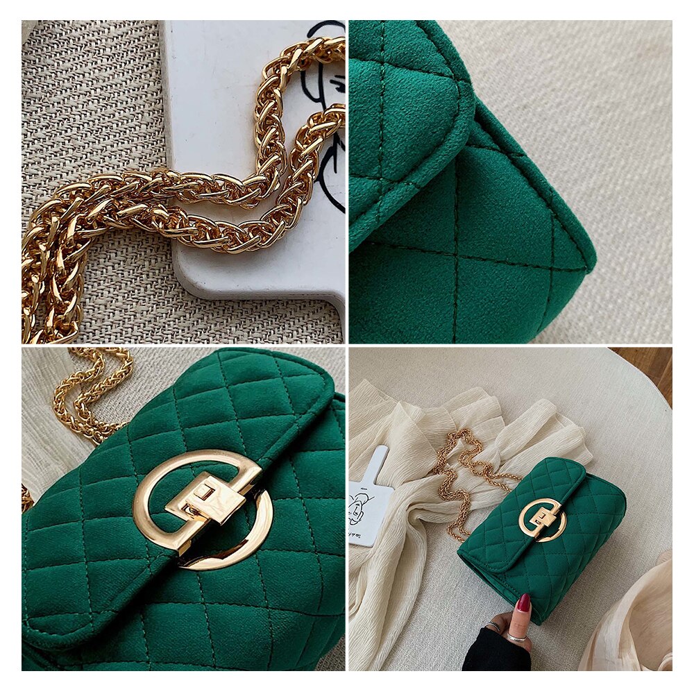 Velvet Crossbody Bag