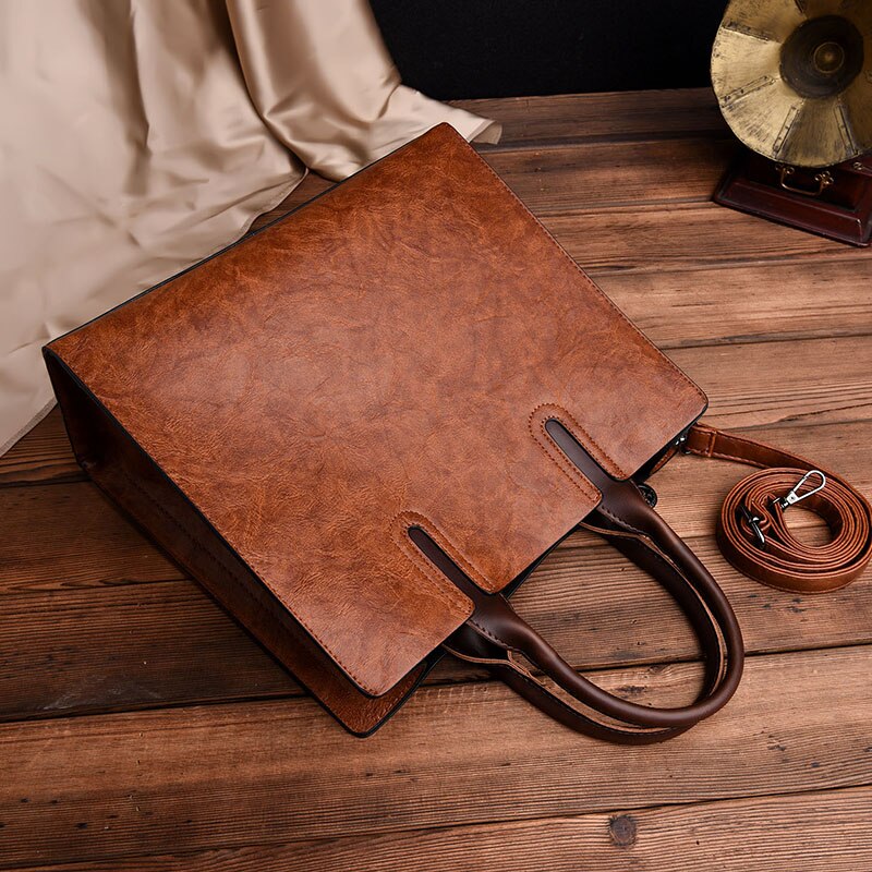 Vintage OIL SKIN Leather Bag