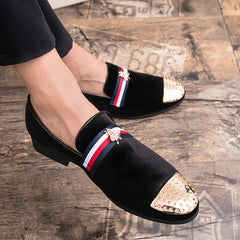 Velvet luxury men Shoes