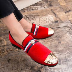 Velvet luxury men Shoes