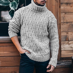 Solid Turtleneck Sweater