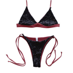 Female Shinny Lingerie Set