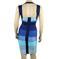Colorblock Rayon Dress