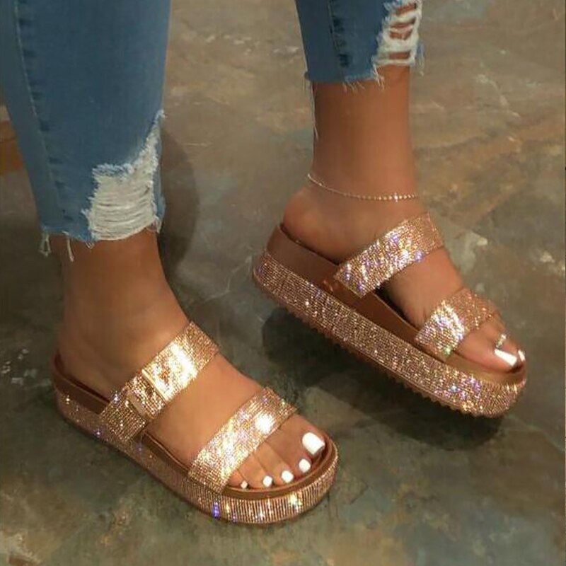 Glitter Rhinestone sandals