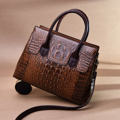 Croco pattern Crossbody Bag