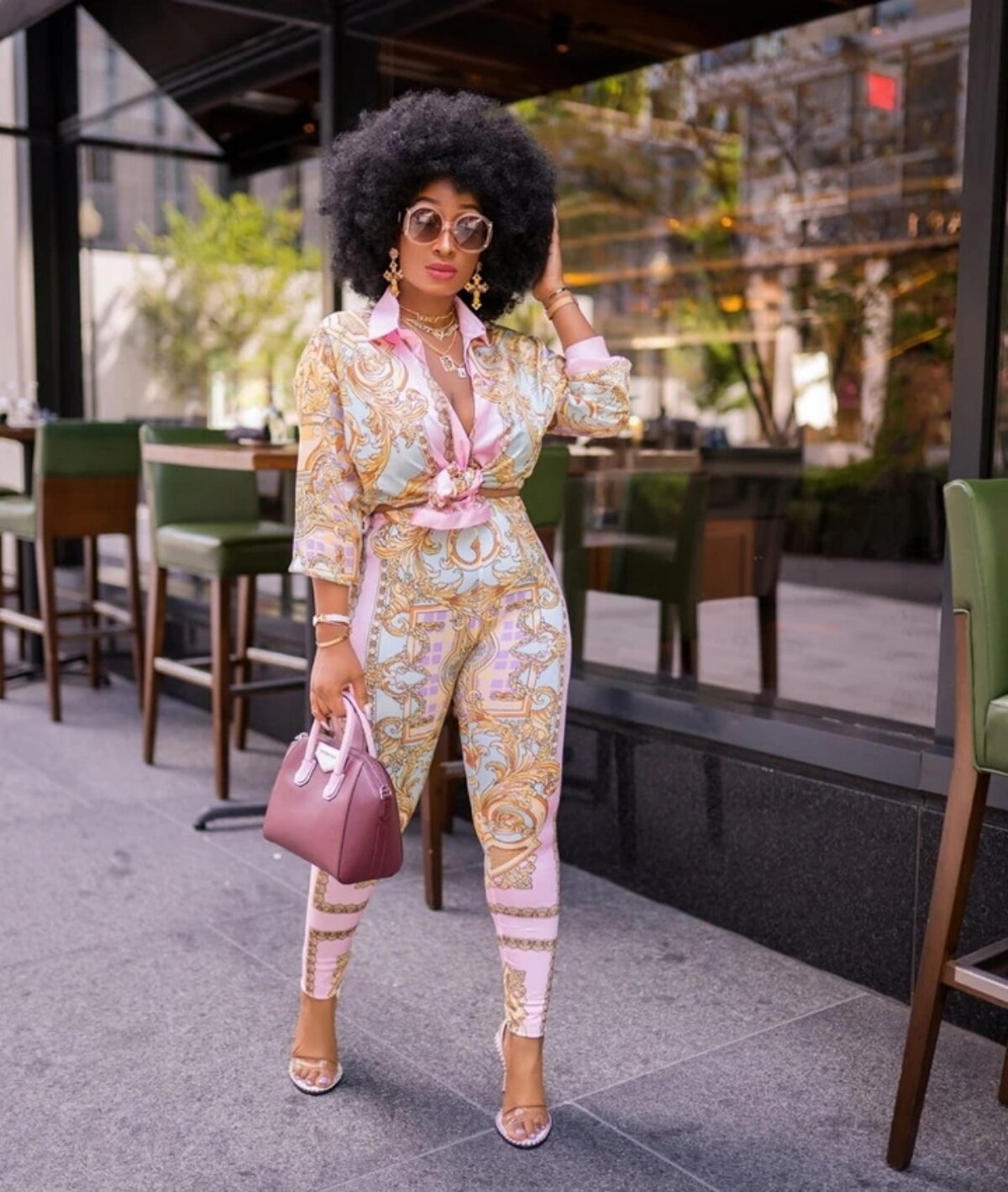 Print Pattern Ladies 2-Piece Set