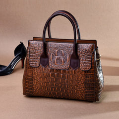 Croco pattern Crossbody Bag