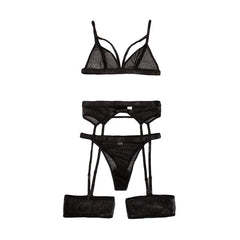 Transparent Bra Underwear Set