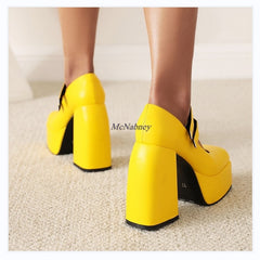 Vegan Leather Punk Shoes