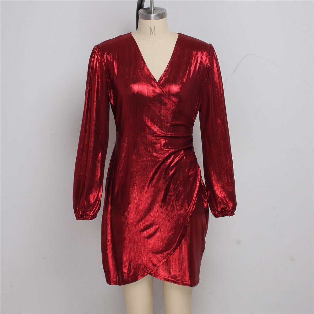 Glitter Metallic Dress