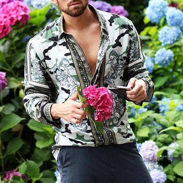 Casual Men's Long-sleeved Shirt